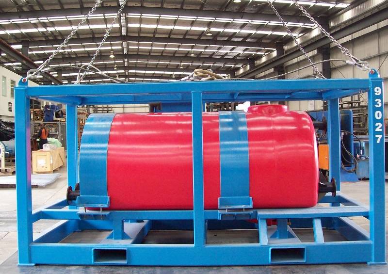 OFFSHORE WATER TANK FRAME 3000 L - Offshore transportable water tank frame