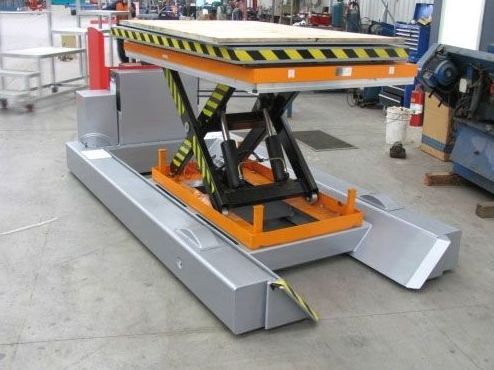 ENGINE MOBILE LIFT TABLE Hydraulically operated lift Table