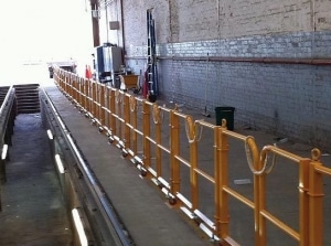 CALBAH SAFETY BARRIER CONTINUOUS Calbah Designed Safety Gates. Approved by Worksafe Victoria and installed in most Train & Tram Maintenance Depots