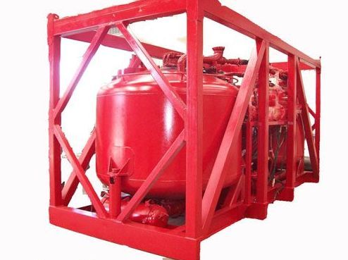 CEMENT AGITATOR MOBILE Mobile Cement agitators with 2x330 c.f. tanks and operating equipment - Carbon steel
