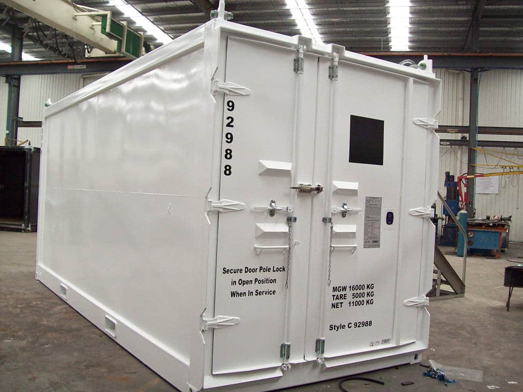 DNV OFFSHORE CONTAINER Double Door 20' Sealed Container - 6058x2434x2850 (LxWxH) – 14,000 Kg payload – GMW 19,500 Kg