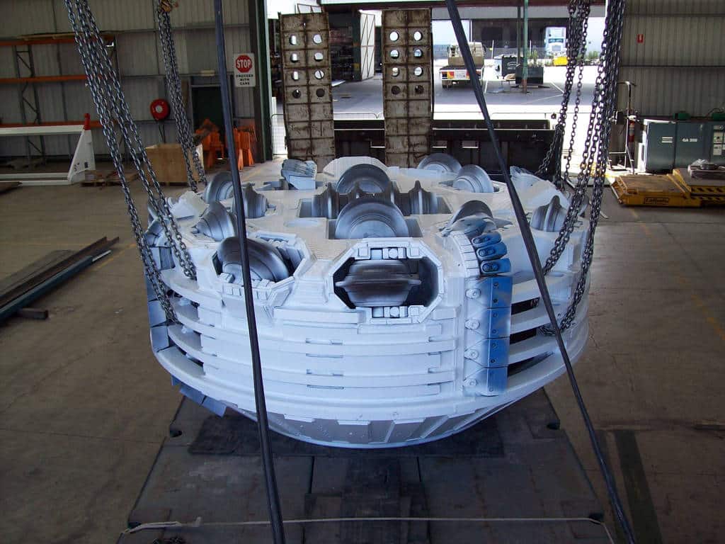 TBM CUTTERHEAD REBUILD Calbah Rebuilt Cutter Head for Tunnel Boring Machine